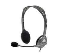 Logitech - Stereo Headset H111-grigio Logitech