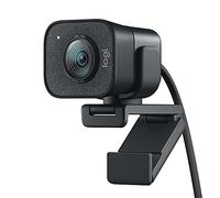 Logitech StreamCam - Webcam per Live Streaming su Youtube e Twitch, Full HD 1080p a 60 fps, Connessione USB-C, Facial Tracking, Autofocus, Video Verticali, Grigio Scuro