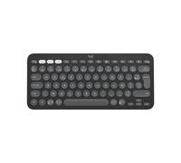Logitech Tastiera Bluetooth Pebble Keys 2 K380s in Grafite Bitonale, Francese (AZERTY)