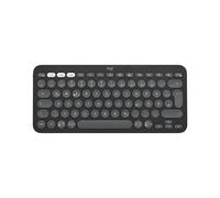 Logitech Tastiera Bluetooth Pebble Keys 2 K380s in Grafite Bitonale, Tedesco (QWERTZ)