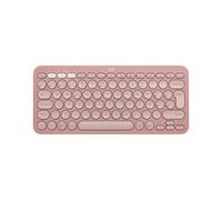 Logitech Tastiera Bluetooth Pebble Keys 2 K380s in Rosa Bitonale, Spagnolo (QWERTY)