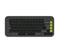 Logitech Tastiera Bluetooth POP Icon Keys in Grafite e verde, Dansk/Norsk/Svenska/Suomalainen