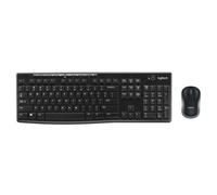 LOGITECH TASTIERA E MOUSE OTTICO WIRELESS UK NERO