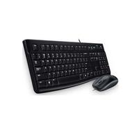 Logitech tastiera e mouse USB QWERTY Nordic Nero