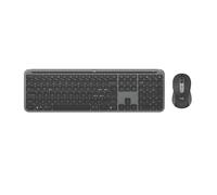Logitech Tastiera e Mouse Wireless MK950 Slim Ufficio QWERTY Italiano Grafite