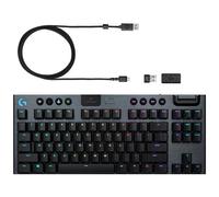 LOGITECH - Tastiera Gaming Wireless Bluetooth G915 TKL Retroilluminata Colore Carbonio (Layout Italiano)