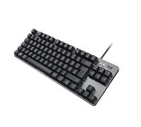 Logitech Tastiera meccanica cablata in alluminio K835 TKL - Tastiera PC senza tasti con design compatto e confortevole, interruttori lineari, layout QWERTZ tedesco - grigia