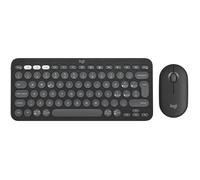 Logitech 920-012221 tastiera Mouse incluso Universale RF senza fili + Bluetooth QWERTY Italiano Grafite