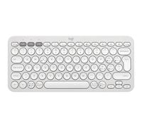 Logitech tastiera mini wireless QWERTY Italiano Pebble Keys 2 K380s Bianco