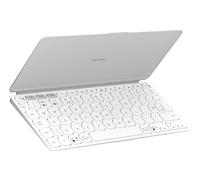 Logitech Tastiera per tablet Keys-To-Go 2 in Off-White, Inglese Regno Unito (QWERTY)
