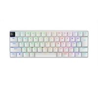 Logitech G PRO X 60 LIGHTSPEED, Tastiera Gaming Wireless, Tastiera Meccanica 60% Ultra Compatta TKL, LIGHTSYNC RGB, Copritasti in PBT Bicomponente, Tattili Optical, Windows PC QWERTY US INTL - Bianco