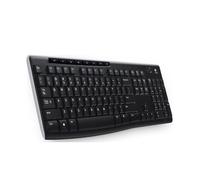 Logitech tastiera Wireless K270 QWERTY US International Nero Full-size