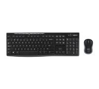 Logitech tastiera wireless MK270 QWERTY inglese UK con mouse incluso