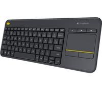 TASTIERA LOGITECH RETAIL WIRELESS CON TOUCH PAD K400 PLUS NERA USB MULTIMEDIALE