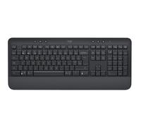 Logitech Tastiera wireless Signature K650 con supporto per i polsi in Grafite, Inglese Regno Unito (QWERTY)