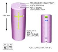 LOGITECH ULTIMATE EARS BOOM 4 ALTOPARLANTE PORTATILE BLUETOOTH IMPERMEABILE E GA