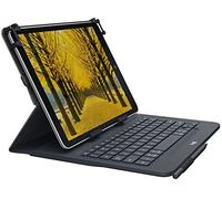 Logitech Universal Folio Cover, Layout Inglese QWERTY, Nero