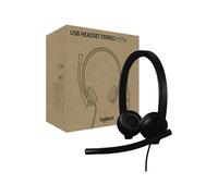 Logitech 981-001430 H570e Cuffie da ufficio cablate nere con cavo da 1,9 m
