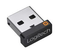 Logitech USB Unifying Receiver Tecnologia Wireless 2.4 GHz, Porta USB Compatibile Con Tutti I Dispositivi Logitech Unifying, Come Mouse e Tastiera Wireless, PC/Mac/Laptop, Nero