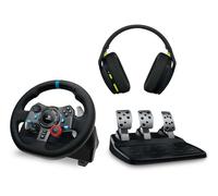 Logitech G G29 Driving Force, kit volante pedaliera e cuffie, PlayStation®5, PlayStation®4 e PC Logitech G
