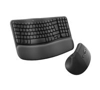 Logitech Wave Keys e Lift - Kit ergonomico - Tastiera wireless con supporto per
