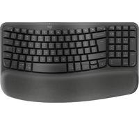 Logitech Wave Keys tastiera RF senza fili + Bluetooth QWERTY US International Grafite NEW