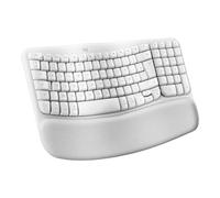 Logitech Wave Keys per Mac Tastiera QWERTY Bluetooth per casa/ufficio bianco francese - Nouvo
