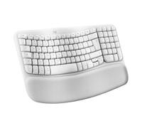 Logitech Wave Keys wless ergo keyboard WHITE-UK NUOVO
