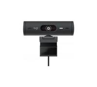LOGITECH - Webcam Brio 505 Full HD con Correzione Automatica Dellilluminazione 2 Microfoni con Riduzione Rumore, Msft Teams, Google Meet, Zoom Colore