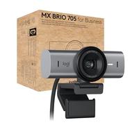 Logitech MX Brio 705 for Business webcam 8,5 MP 4096 x 2160 Pixel USB 3.2 Gen 1 (3.1 Gen 1) Alluminio, Nero