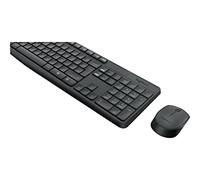 Logitech Tastiera e mouse wireless MK235 – QWERTZ ceco/slovacco, Grey