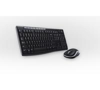 Logitech Wireless Combo MK270 tastiera Mouse incluso Casa RF Wireless QWERTY US International Nero, Argento