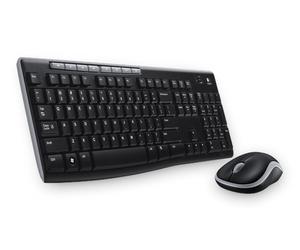 Logitech Wireless Combo MK270 tastiera Mouse incluso RF Wireless Ebraico Nero NEW