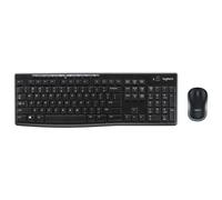 LOGITECH - Set da scrivania per tastiera e mouse MK270, nero