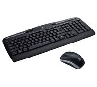 Logitech Wireless Combo MK330 tastiera mouse incluso RF Wireless QWERTY inglese nero NEW