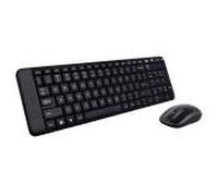 Logitech Wireless Desktop MK220 Kit Mouse e Tastiera Compatti Nero