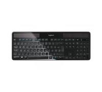 LOGITECH K750 - Wireless keyboard - USB - black - solar