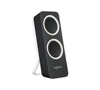 Logitech Z200 Altoparlanti per PC, Audio Stereo Completo, 10 Watt, 2 Ingressi Audio 3.5 mm, Jack per Cuffie, Bassi Regolabili, Controllo Volume, Presa EU/IT, Computer/TV/Smartphone/Tablet, Nero