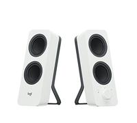 Logitech Z207 Altoparlanti per PC Wireless Bluetooth | Audio Stereo, 10 Watt, Ingresso 3,5 mm, Jack Cuffie, Multidispositivo, Easy Switch, Presa EU/IT, PC/TV/Tablet - Bianco