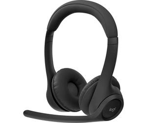 Logitech Zone 305 Teams Cuffie wireless Bluetooth con doppio microfono a cancellazione del rumore e autonomia di 20 ore, certificate per tutte le