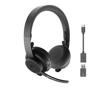 Logitech 981-001101 Zone 900 Cuffie Over Ear Wireless Bluetooth, Microfono Avanzato con Cancellazione del Rumore, fino a 6 Dispositivi Wireless Collegabili, Accesso Rapido ad ANC - Grigio, Unisize