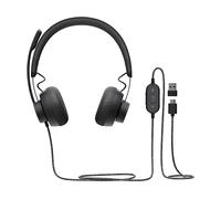 Logitech Zone Wired- cuffia con microfono per MS Teams