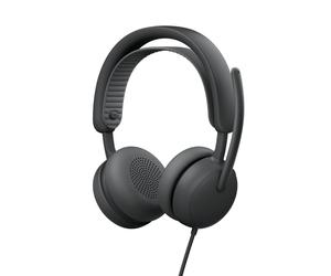Logitech Zone Wired 2: auriculares con cancelación de ruido y tecnología híbrida adaptativa ANC, USB-C con adaptador USB-A, Graf - Nouvo