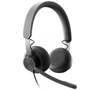 Logitech Zone Wired UC Kopfhrer Kopfband USB Typ-C Schwarz ( 981-000875 )