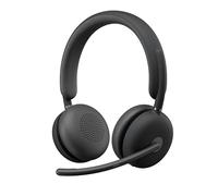 Logitech Zone Wireless2con ANC ibrida,Cuffia con microfono con cancellazione premium del rumore certificazione per MicrosoftTeams su Bluetooth nativo e FastPair,Engineered for IntelEvo laptops-Grigio