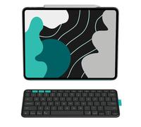 Logitech Flip Folio - Custodia con tastiera per iPad in Graphite, iPad Pro da 13 pollici (M4), iPad Air da 13 pollici (M2 e M3)