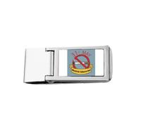 Logo 31st May No Tobacco Day No Smoking Slim Money Clip Acciaio Titolare Tasca Portafoglio
