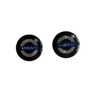Logo 3D lucido adesivo auto portachiavi distintivo Shinny Button emblema 14 mm per Volvo Cars 2 pz