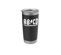 Logo ABCD Lightning Bolt Bicchiere termico in acciaio inox doppia parete