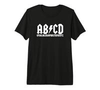 Logo ABCD Lightning Bolt Maglietta Premium